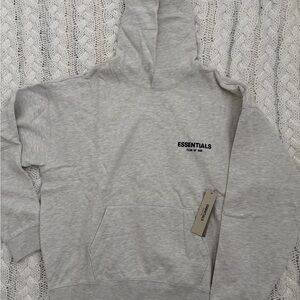 Brand New Fear of God Essentials Gray Hoodie